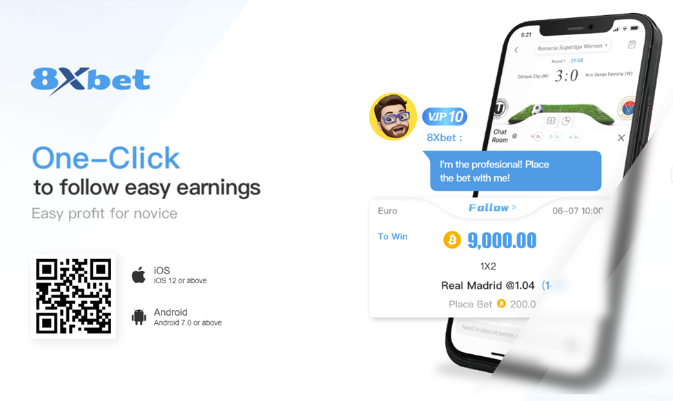 Tải App 8Xbet: Trải Nghiệm Cá Cược Mượt Mà Trên Điện Thoại